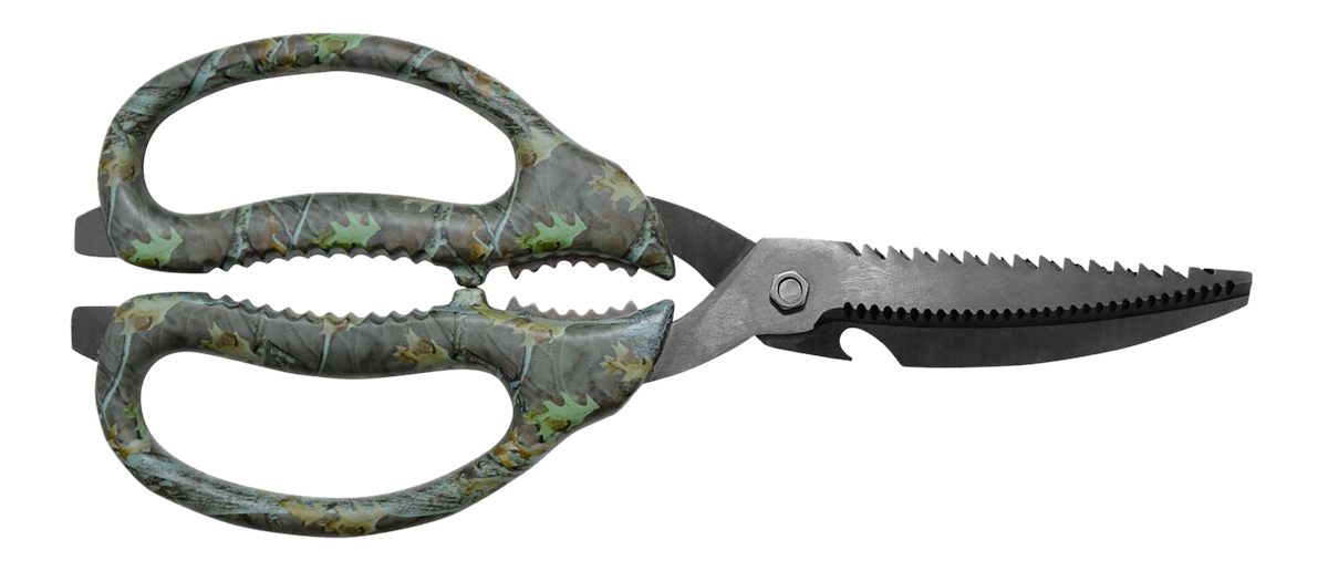 Camillus Knives 19403 Multi-Function Game Shears Camo 4in Serrated Titanium