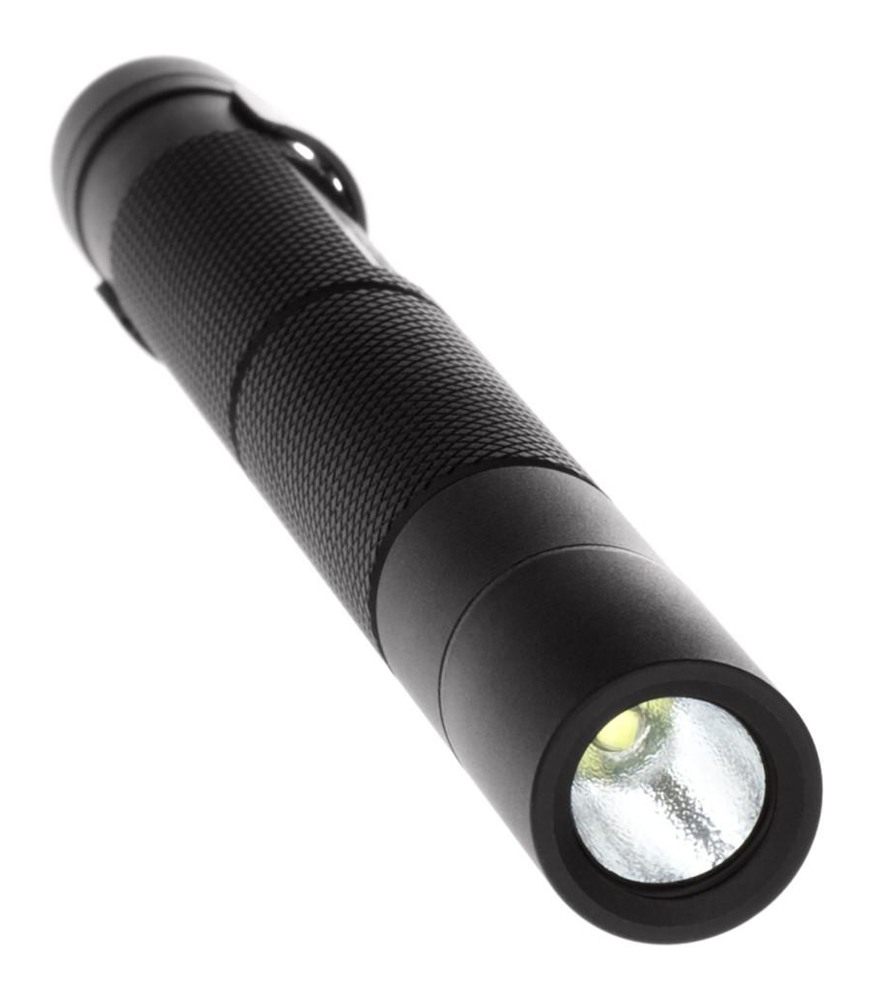 Nightstick MT100 Mini-TAC Black Anodized 130 Lumens White LED view 2