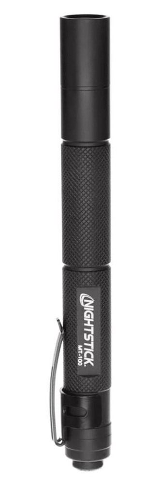 Nightstick MT100 Mini-TAC Black Anodized 130 Lumens White LED view 4