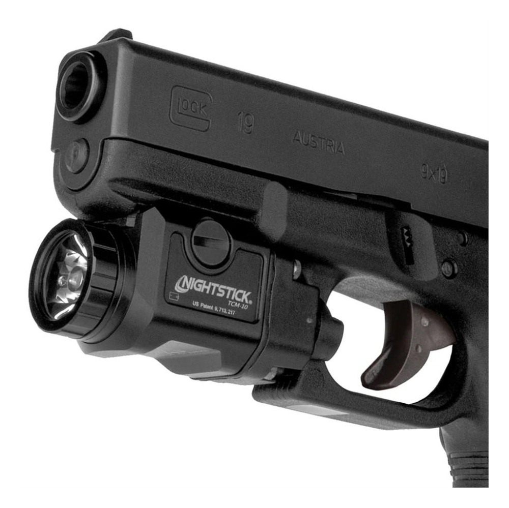 Nightstick TCM10 Compact Weapon-Mounted Light Black Anodized 650 Lumens Whi view 2