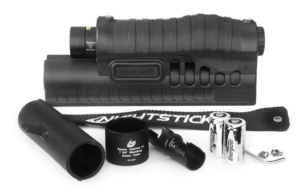 Nightstick SFL11GL Shotgun Forend Light Black 1200 Lumens White LED Green L view 6