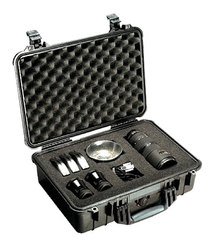 Pelican Storm Cases 1500000110 Protector Black Polypropylene Holds Handgun