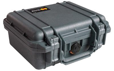Pelican Storm Cases 1200000110 Protector Black Polypropylene Holds Handgun