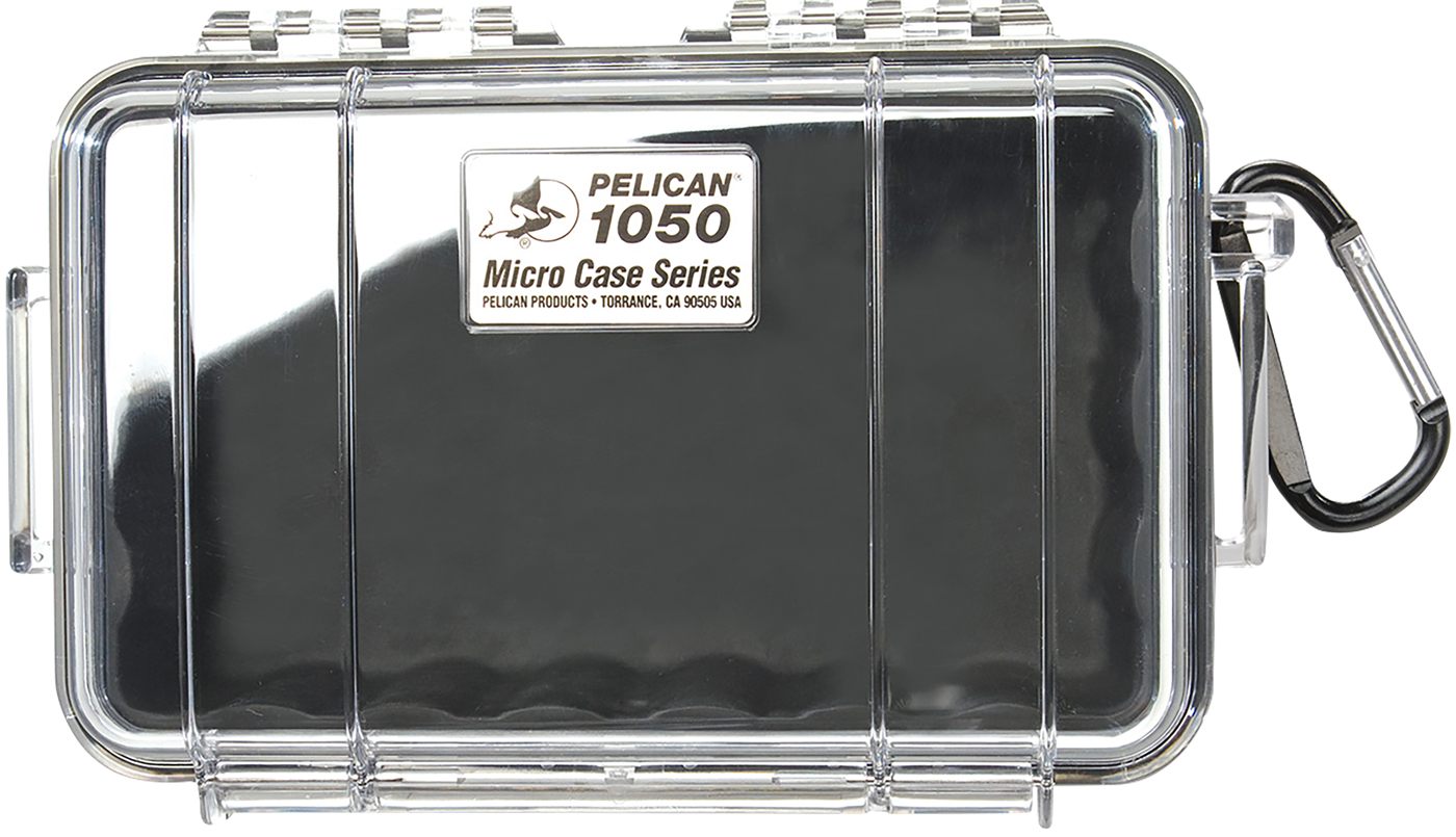 Pelican Storm Cases 1050025100 Micro Black/Clear Polycarbonate 7.99in Long