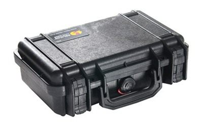 Pelican Storm Cases 1170000110 Protector Black Polypropylene Holds Handgun