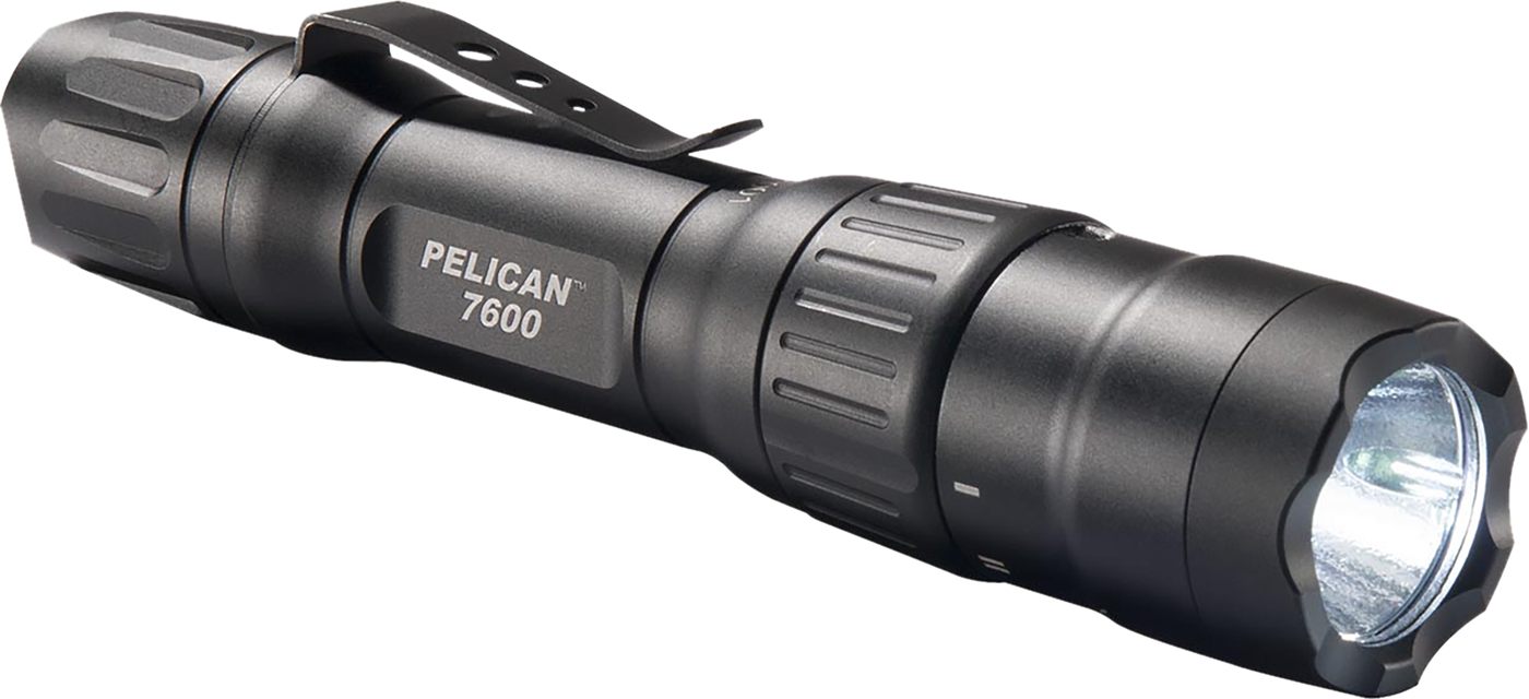 Pelican Storm Cases 7600 Tactical Flashlight Black Anodized 37/479/944 Lume