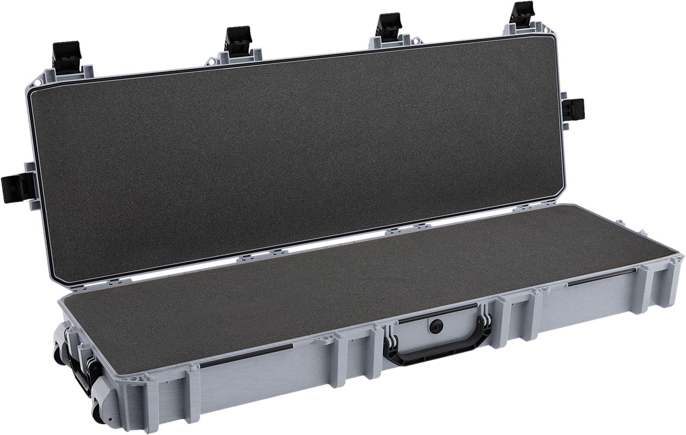 Pelican VCV8000000GRY Vault Double Rifle Case 53in Gray Polyethylene Foam W