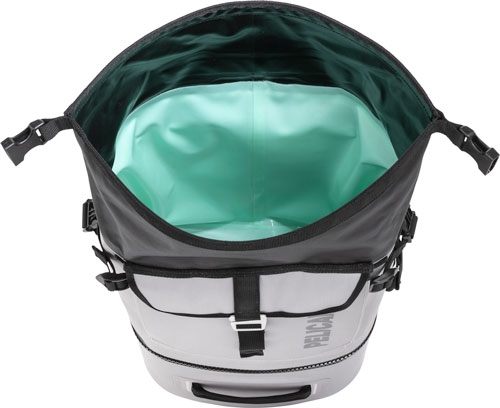 PELICAN SOFT COOLER BACKPACK COMPRESSION MOLDED GREY view 3