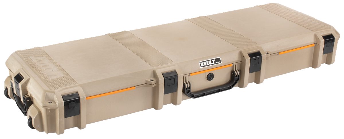 Pelican Storm Cases VCV800 Vault Double Rifle 53in Tan Polymer Foam Padding