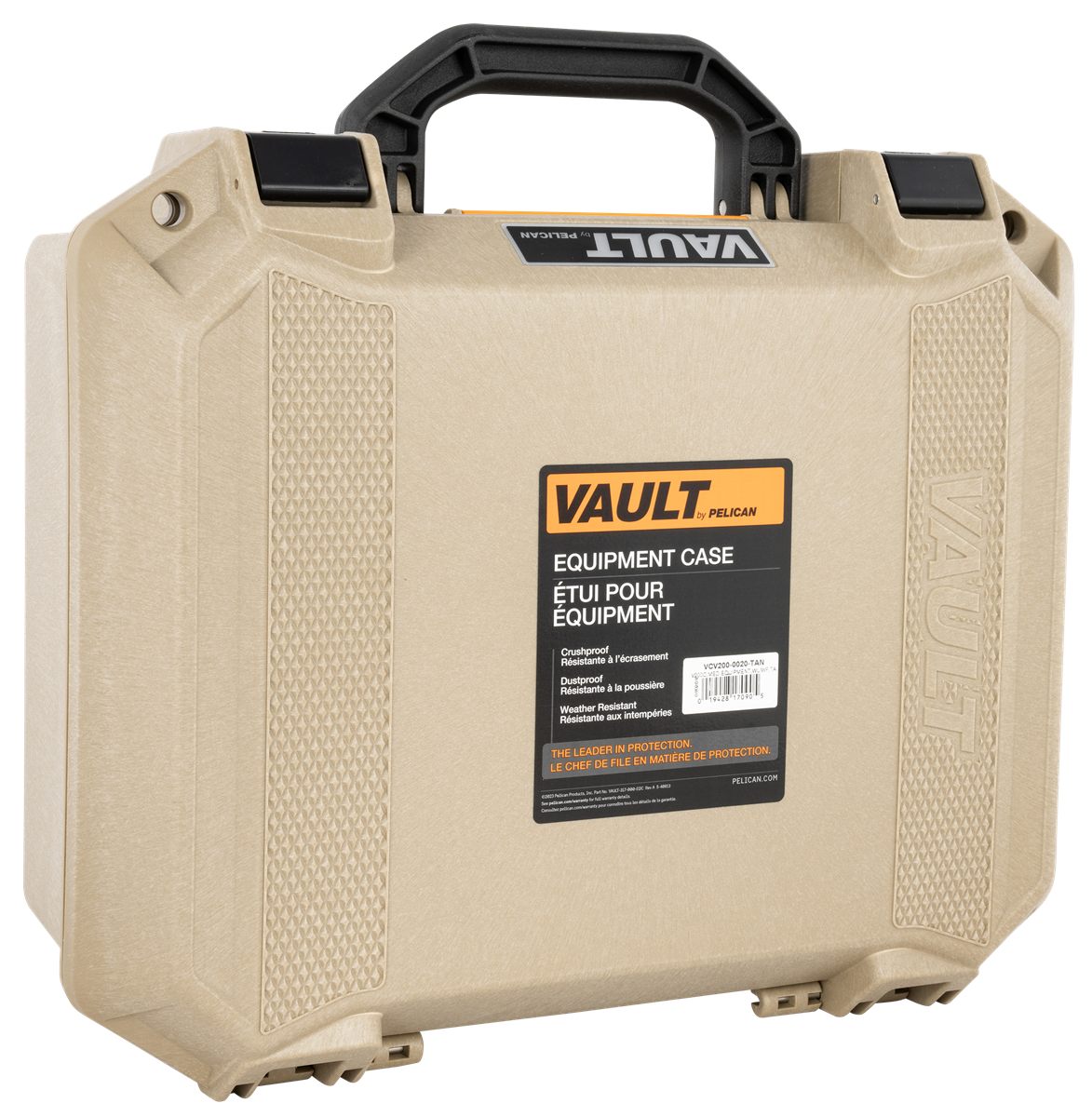 Pelican Storm Cases VCV2000020FDE Vault Medium Flat Dark Earth Polymer