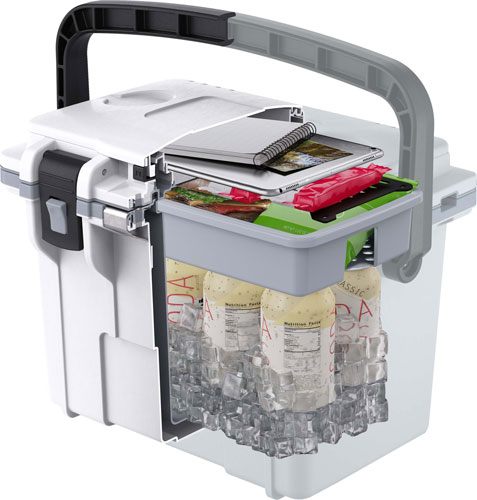 PELICAN COOLERS IM 14 QUART WHITE/GRAY W/DRY STORAGE view 4