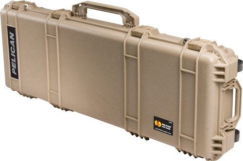 Pelican 1720 Protector Case W/ Wheels 3 PC Foam 42in Guns TAN