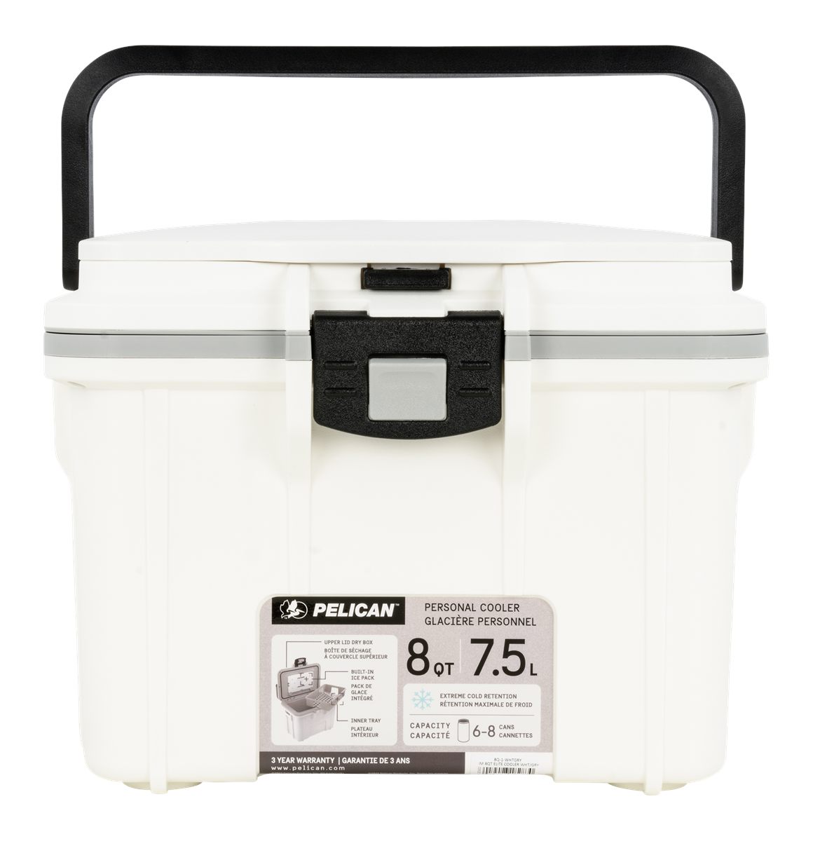 Pelican Storm Cases 8q-1-whtgry Elite Cooler Wht/gry