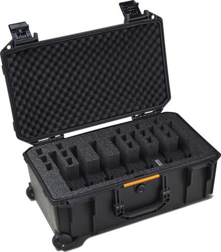 PELICAN VAULT V525PF7 LARGE- 7 PISTOL CSE PRE CUT FOAM BLK