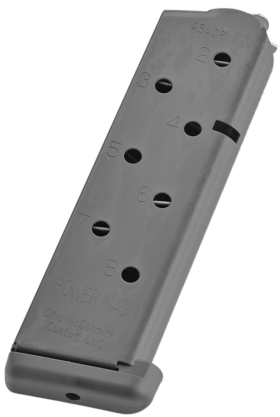 C Products CMC 16131C Power Mag 8rd 45 ACP Fits 1911 Government Black Stain