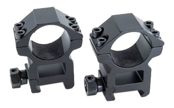 Riton Optics X1H Scope Rings Matte Black 1in High view 3