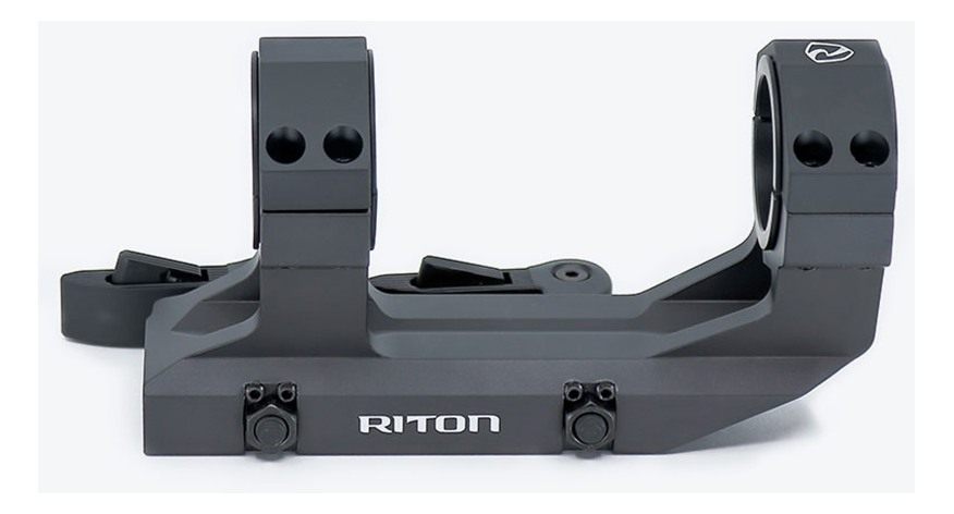Riton Optics X301QD Precision QD Scope Mount/Ring Combo Black Anodized 30mm view 2