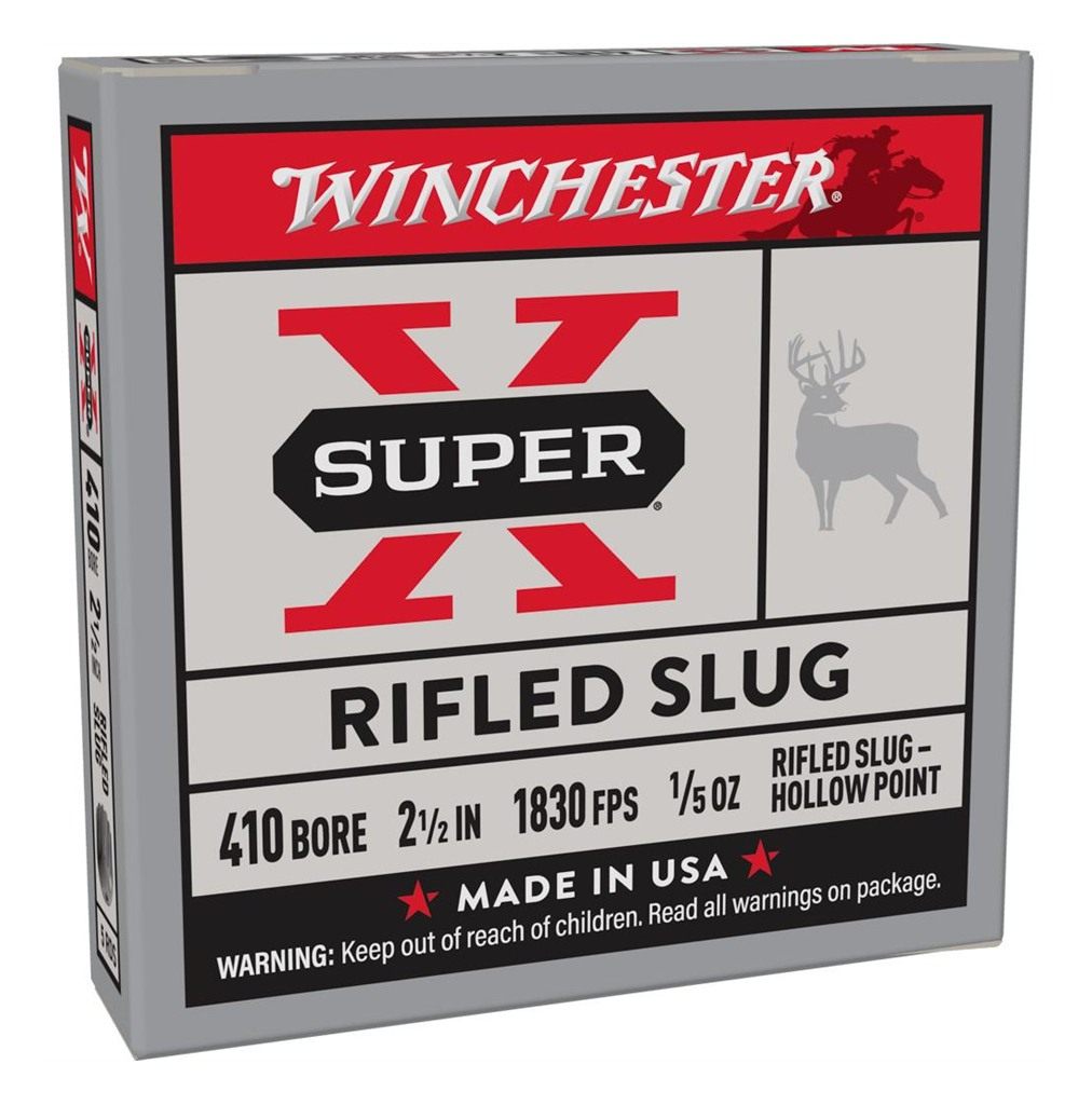 Winchester Ammo X41RS5 Super X 410 Gauge 2.50in 1/5oz Rifled Slug Shot 5 Pe view 2