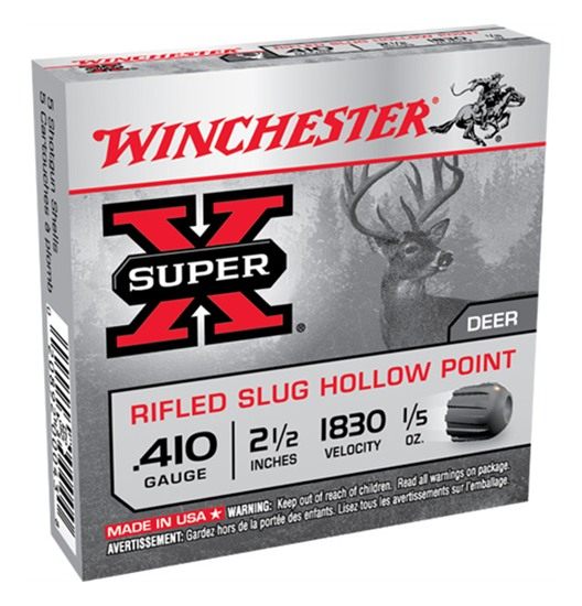 Winchester Ammo X41RS5 Super X 410 Gauge 2.50in 1/5oz Rifled Slug Shot 5 Pe view 4