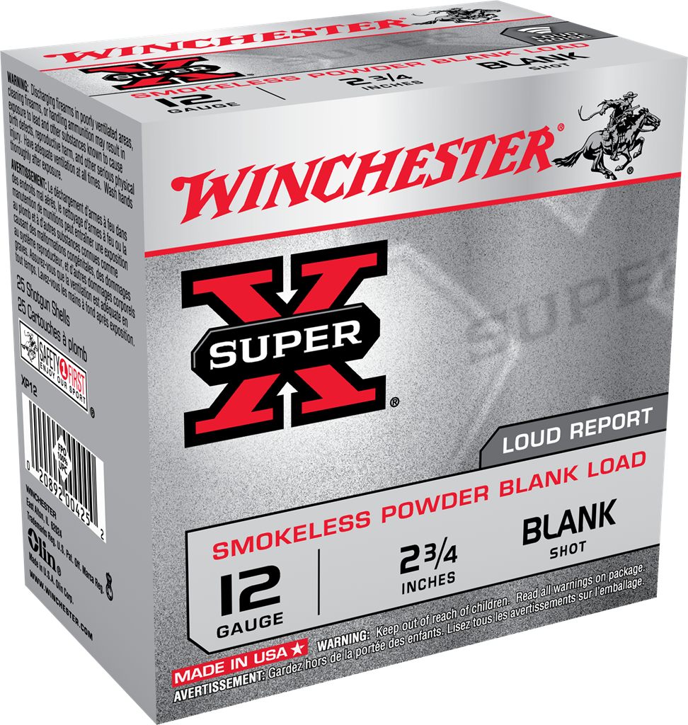 Winchester Ammunition Ammo XP12 Super X Blank 12 Gauge 2.75in 25 Per Box/10 view 3