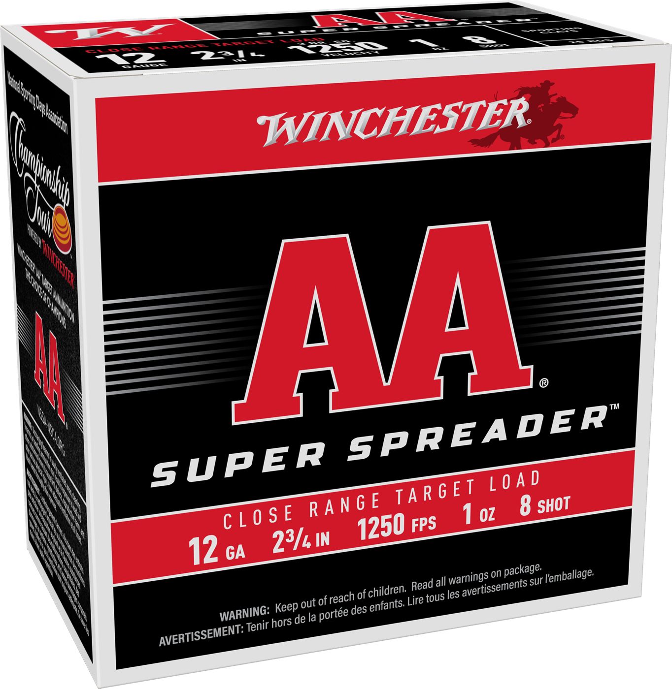 Winchester Ammunition AA Super Spreader Shotshells 12ga 2-3/4in 1oz 1250 fp