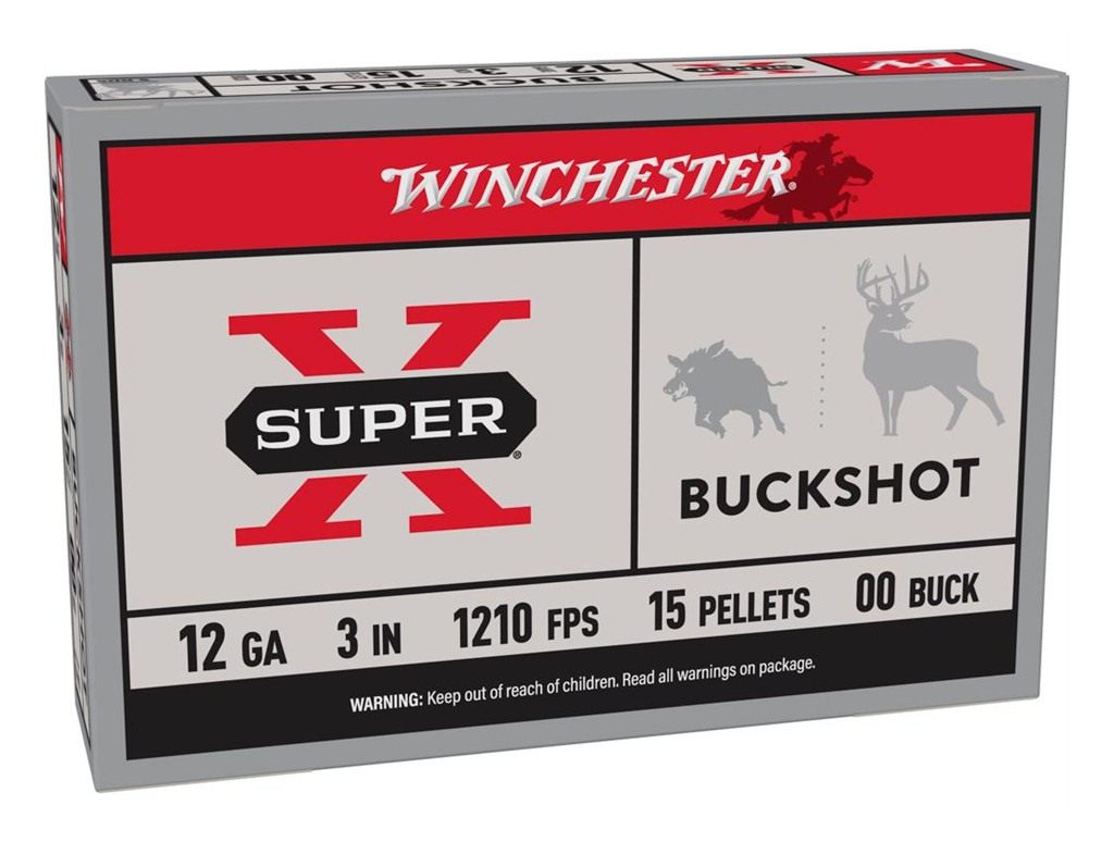 Winchester Ammunition Ammo XB12300 Super X 12 Gauge 3in 15 Pellets 00 Buck view 2