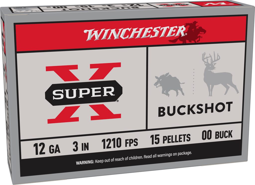 Winchester Ammunition Ammo XB12300 Super X 12 Gauge 3in 15 Pellets 00 Buck view 3
