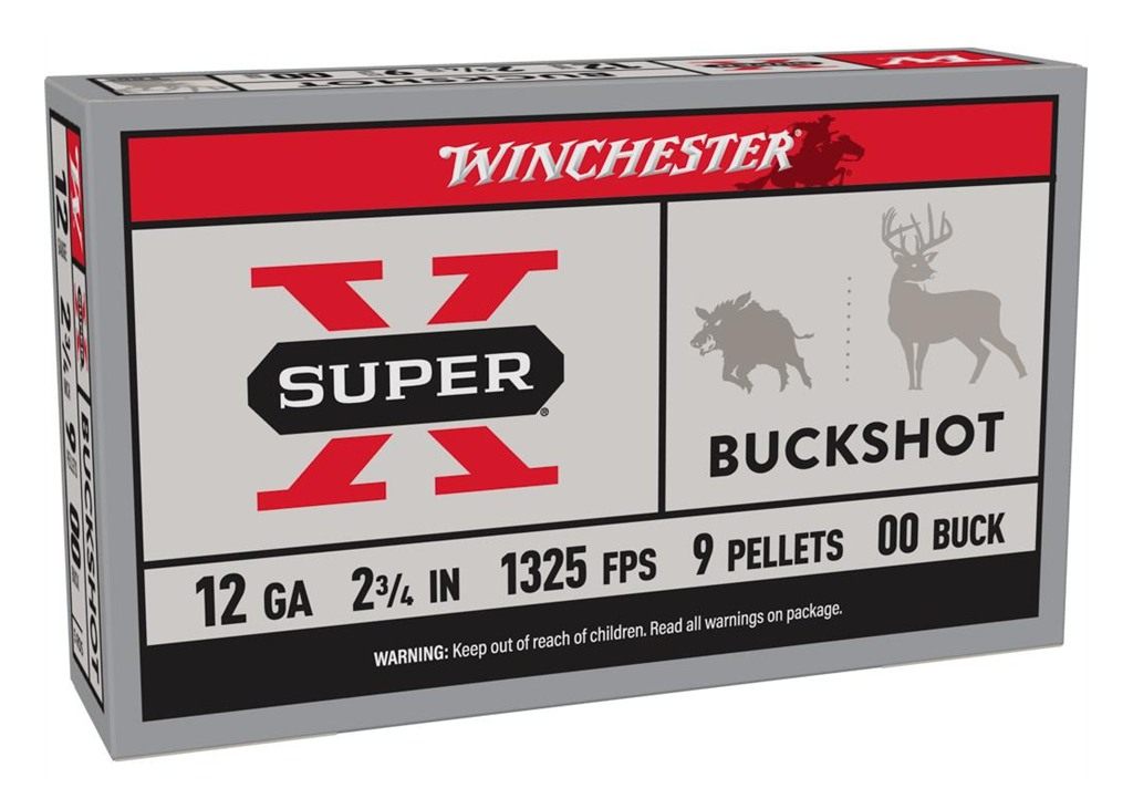 Winchester Ammunition Ammo XB1200 Super X 12 Gauge 2.75in 9 Pellets 00 Buck view 2