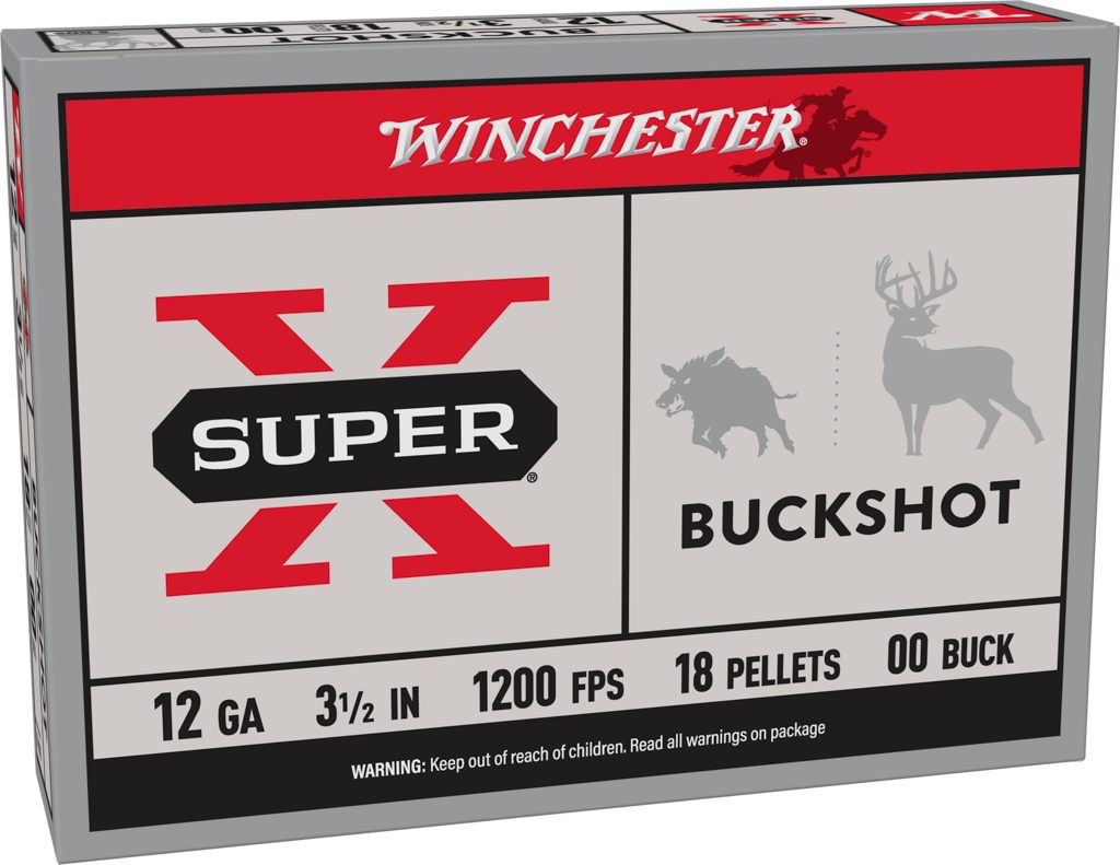 Winchester Ammunition Ammo XB12L00 Super X 12 Gauge 3.50in 18 Pellets 00 Bu view 3