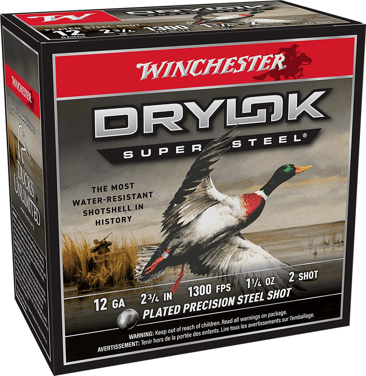 Winchester Ammunition Ammo XSM122 Drylok Super Steel Magnum 12 Gauge 2.75in