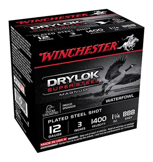 Winchester Ammo XSC123BBB Drylok Super Steel Magnum 12 Gauge 3in 1 1/4oz BB view 2