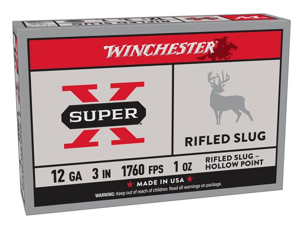 Winchester Ammunition Ammo X123RS15 Super X 12 Gauge 3in 1oz Rifled Slug Sh view 3