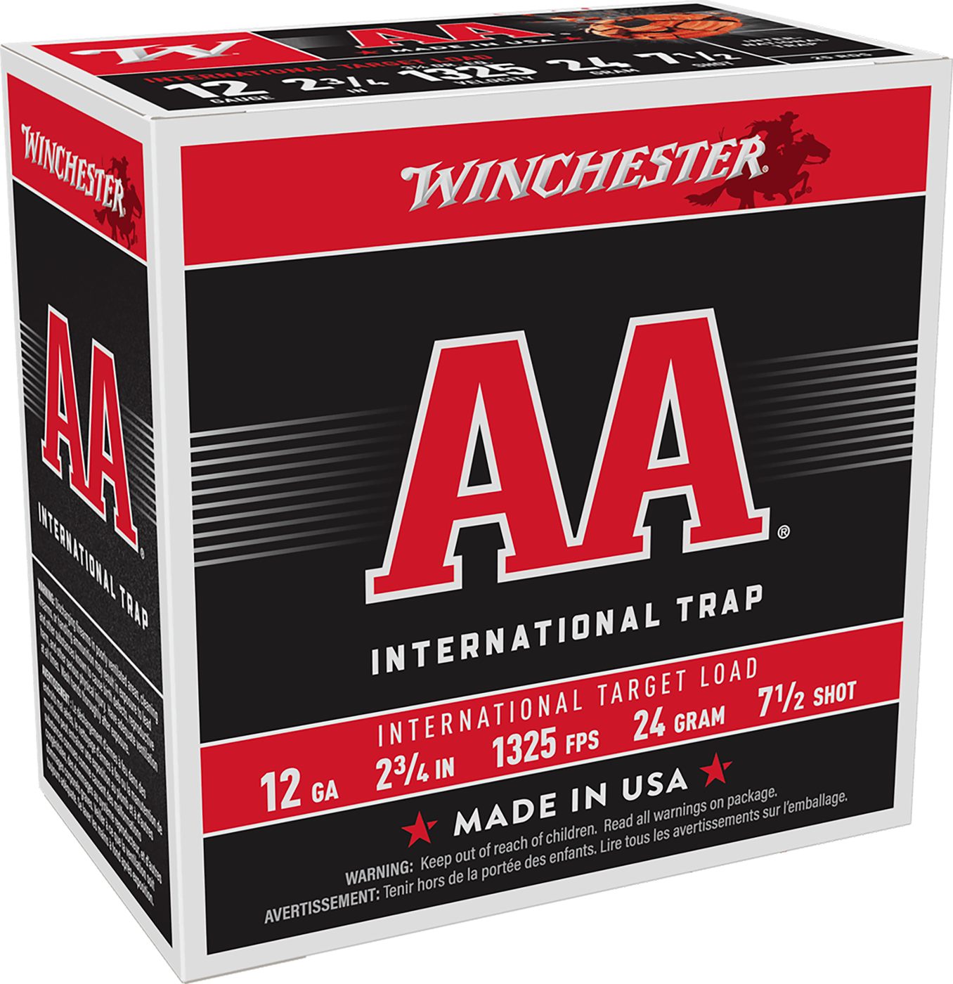 Winchester Ammunition Ammo AANL127 International Target 12 Gauge 2.75in 7.5