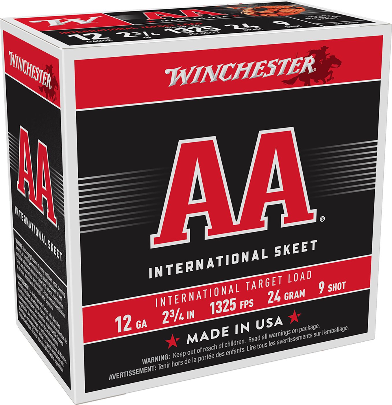 Winchester Ammunition Ammo AANL129 International Target 12 Gauge 2.75in 24g