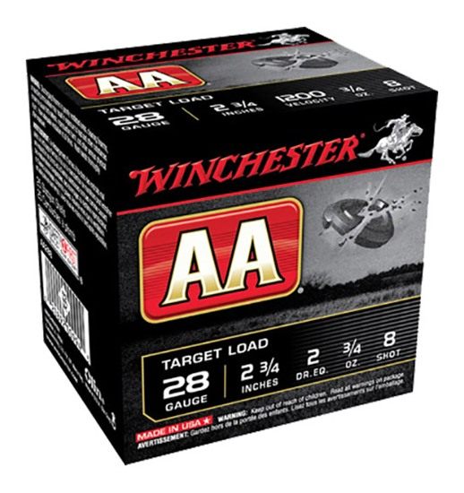 Winchester Ammo AA288 28 Gauge 2.75in 3/4oz 8 Shot 25 Per Box/10 Case view 2