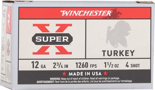 Winchester Ammunition Ammo X12MT4 Super X Magnum Turkey 12 Gauge 2.75in 1 1 view 5