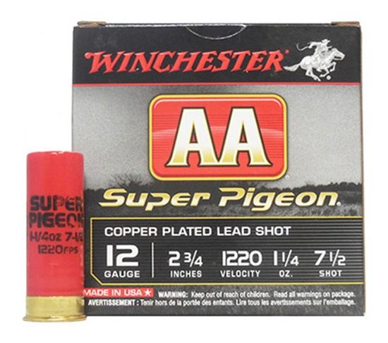 Winchester Ammunition Ammo AA12SP7 Super Pigeon 12 Gauge 2.75in 1 1/4oz 7.5 view 3