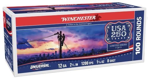 Winchester Ammo Light Target 12GA 2.75in 1/8 8 200RD Case