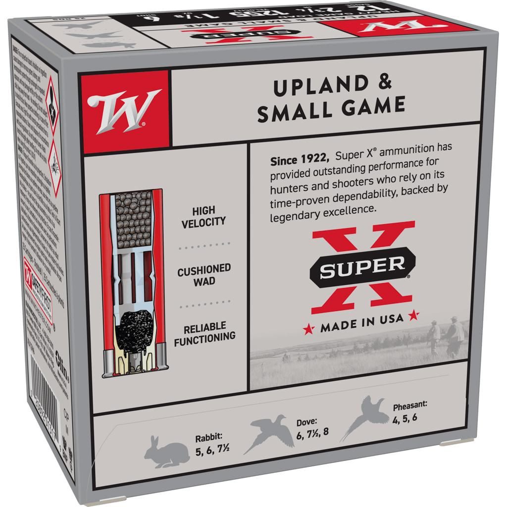 Winchester Ammo XU12H6 Super X Heavy Game Load 12 Gauge 2.75in 1 1/8oz 6 Sh view 2