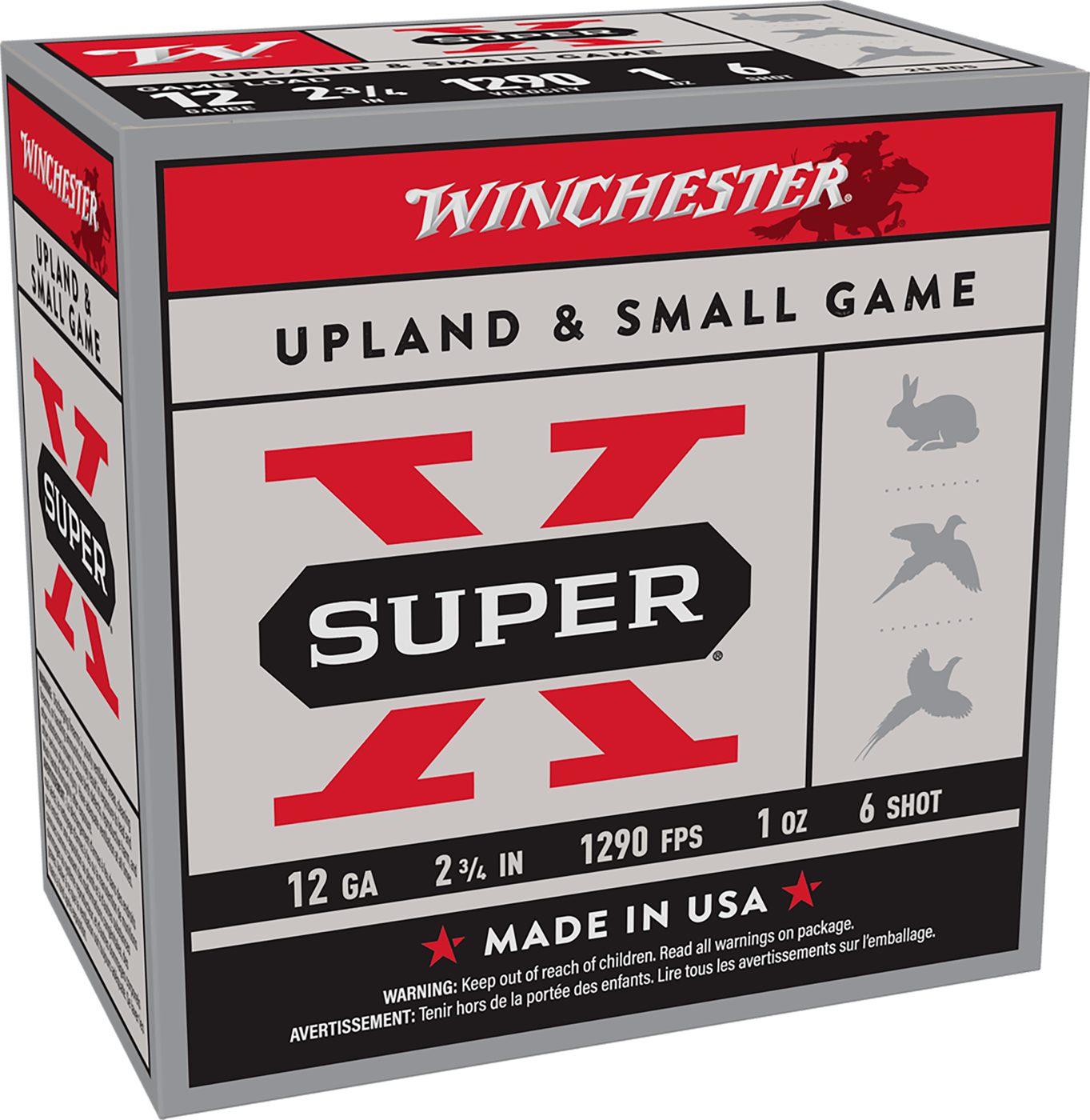 Winchester Ammunition Ammo XU126 Super X Game Load 12 Gauge 2.75in 1oz 6 Sh