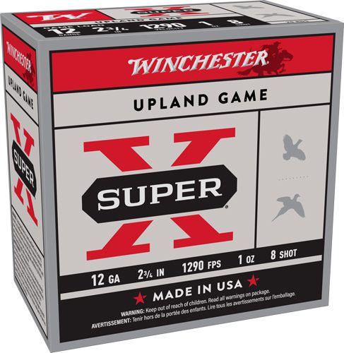 Winchester Ammunition Super-X 12GA 2.75in 1OZ 8 1290FPS 250RD Case LOT