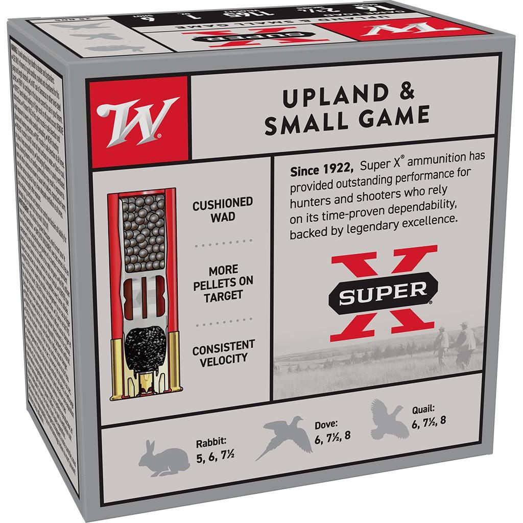 Winchester Ammo XU166 Super X Game Load 16 Gauge 2.75in 1oz 6 Shot 25 Per B