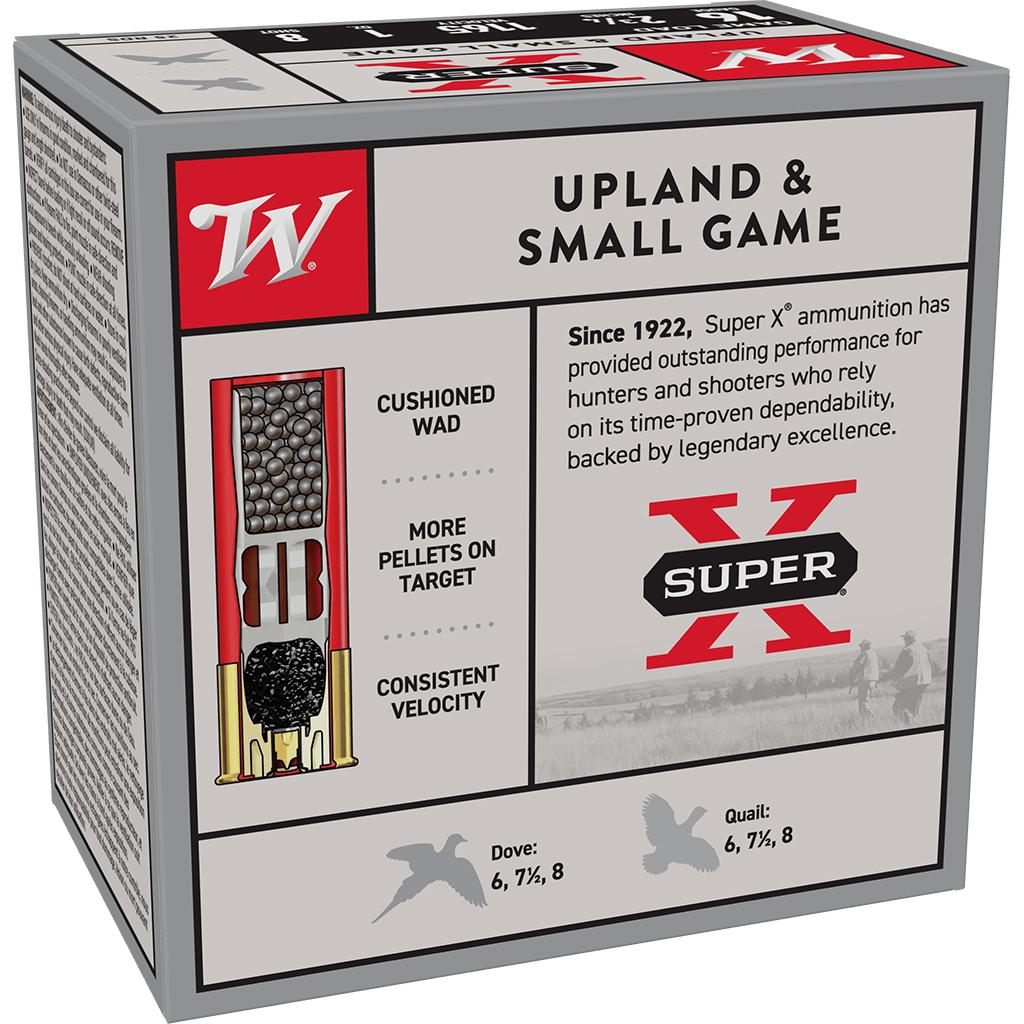 Winchester Ammo XU168 Super X Game Load 16 Gauge 2.75in 1oz 8 Shot 25 Per B