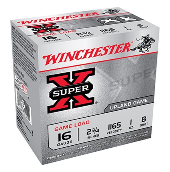 Winchester Ammo XU168 Super X Game Load 16 Gauge 2.75in 1oz 8 Shot 25 Per B view 4