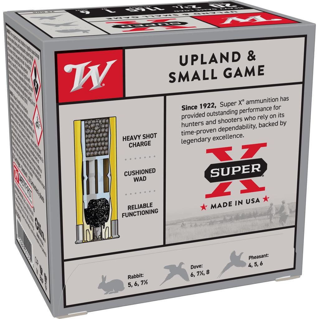 Winchester Ammunition Ammo XU20H6 Super X Heavy Game Load 20 Gauge 2.75in 1 view 2