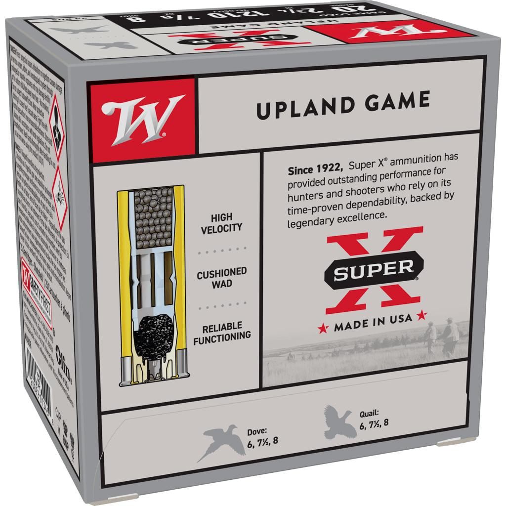 Winchester Ammunition Ammo XU208 Super X Game Load 20 Gauge 2.75in 7/8oz 8