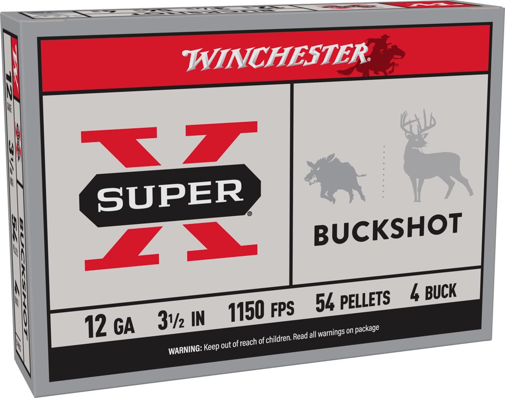 Winchester Ammunition Ammo XB12L4 Super X 12 Gauge 3.50in 54 Pellets 4 Buck view 3