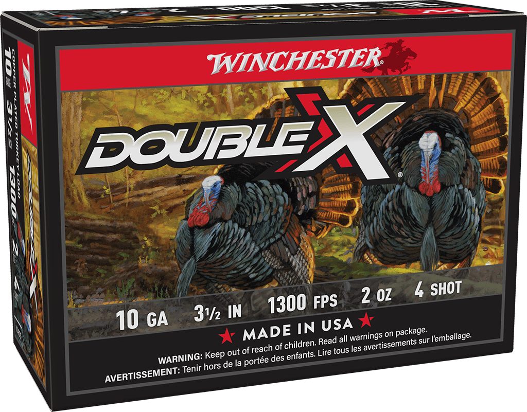 Winchester Ammunition Ammo STH104 Double X High Velocity Turkey 10 Gauge 3.