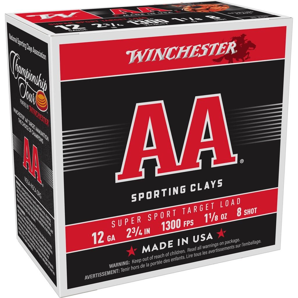 Winchester Ammo AASC128 Super Sport Clay 12 Gauge 2.75in 1 1/8oz 8 Shot 25 view 2