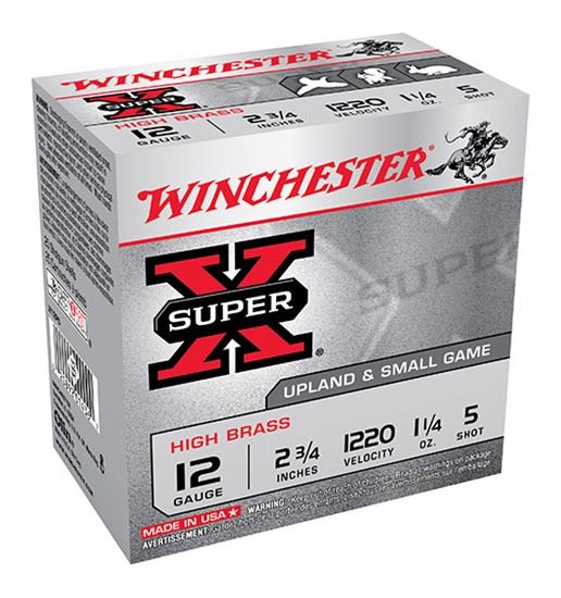 Winchester Ammunition Ammo X12P5 Super X Game Load High Brass 12 Gauge 2.75 view 3